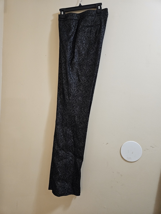 Anne Klein Pants - Anne Klein Black and Silver Textured Women's Dress Pants